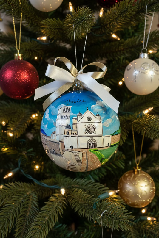 Assisi ornament with Church S. Francesco