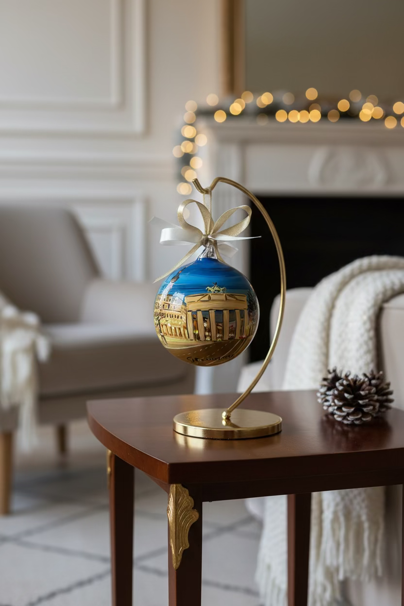 hand painted ornament, Berlin Germany