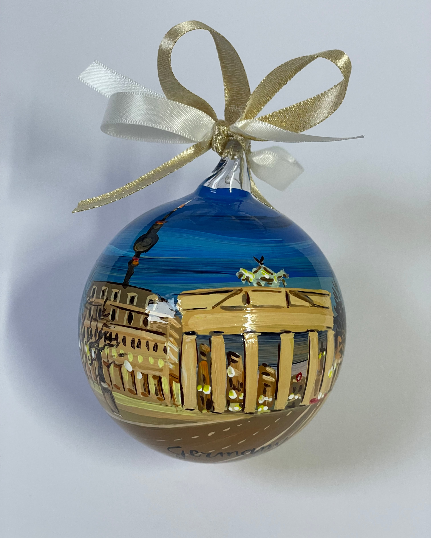 Berlino Germany, hand painted personalized gift