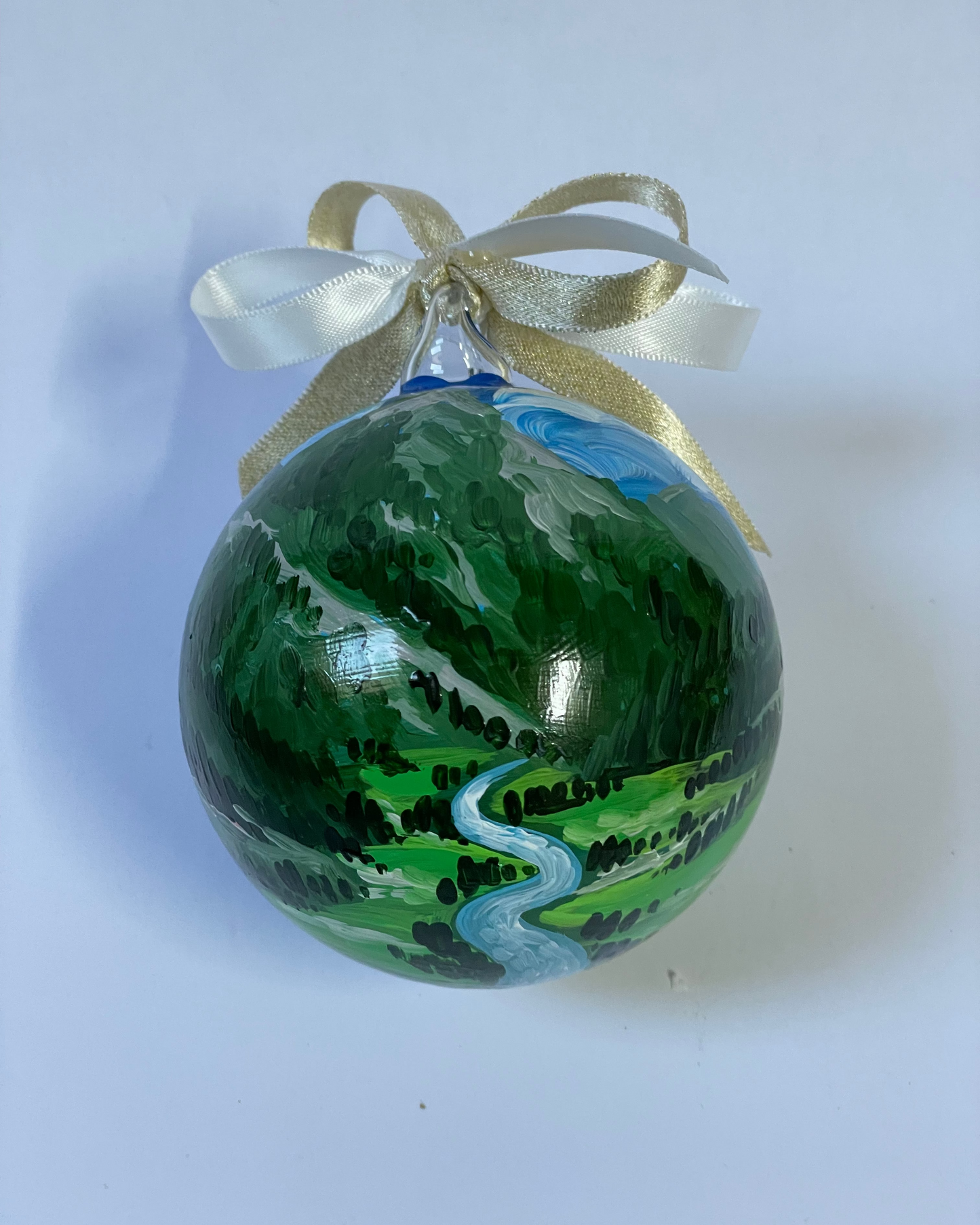 Colorado, USA – Ornamento in Vetro Dipinto a Mano | Souvenir America