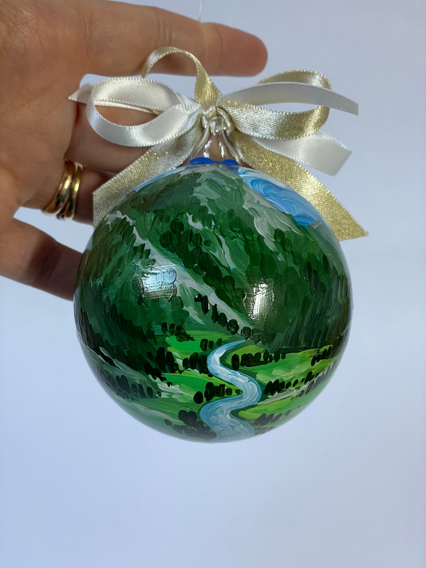 Colorado, USA – Ornamento in Vetro Dipinto a Mano | Souvenir America