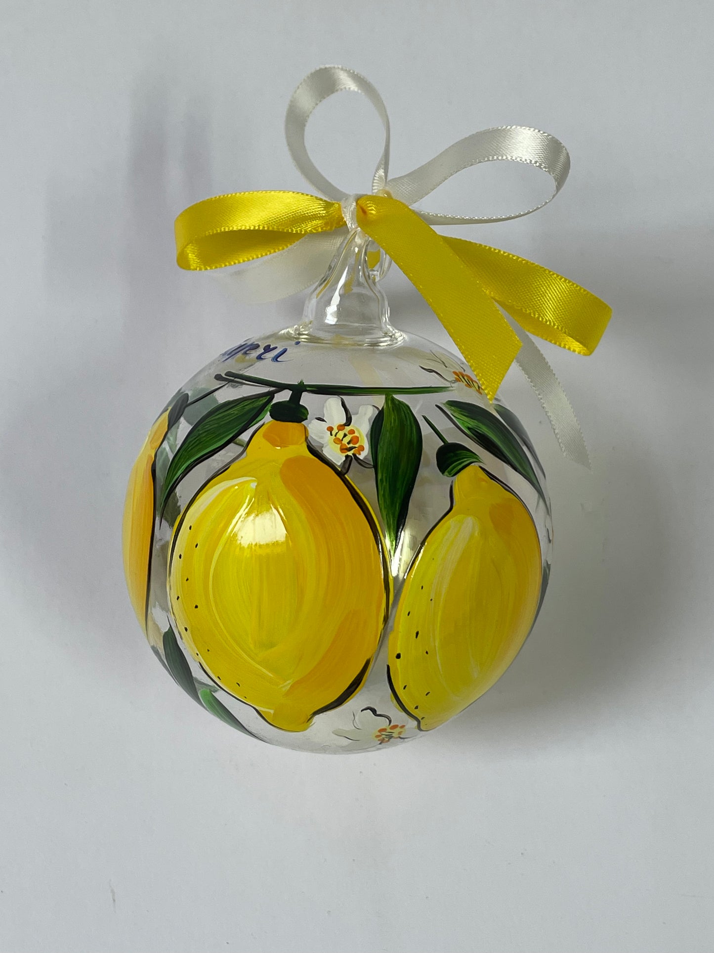 Ornamento Limoni Dipinto a Mano – Capri, Sorrento, Amalfi, Positano | Souvenir Italia