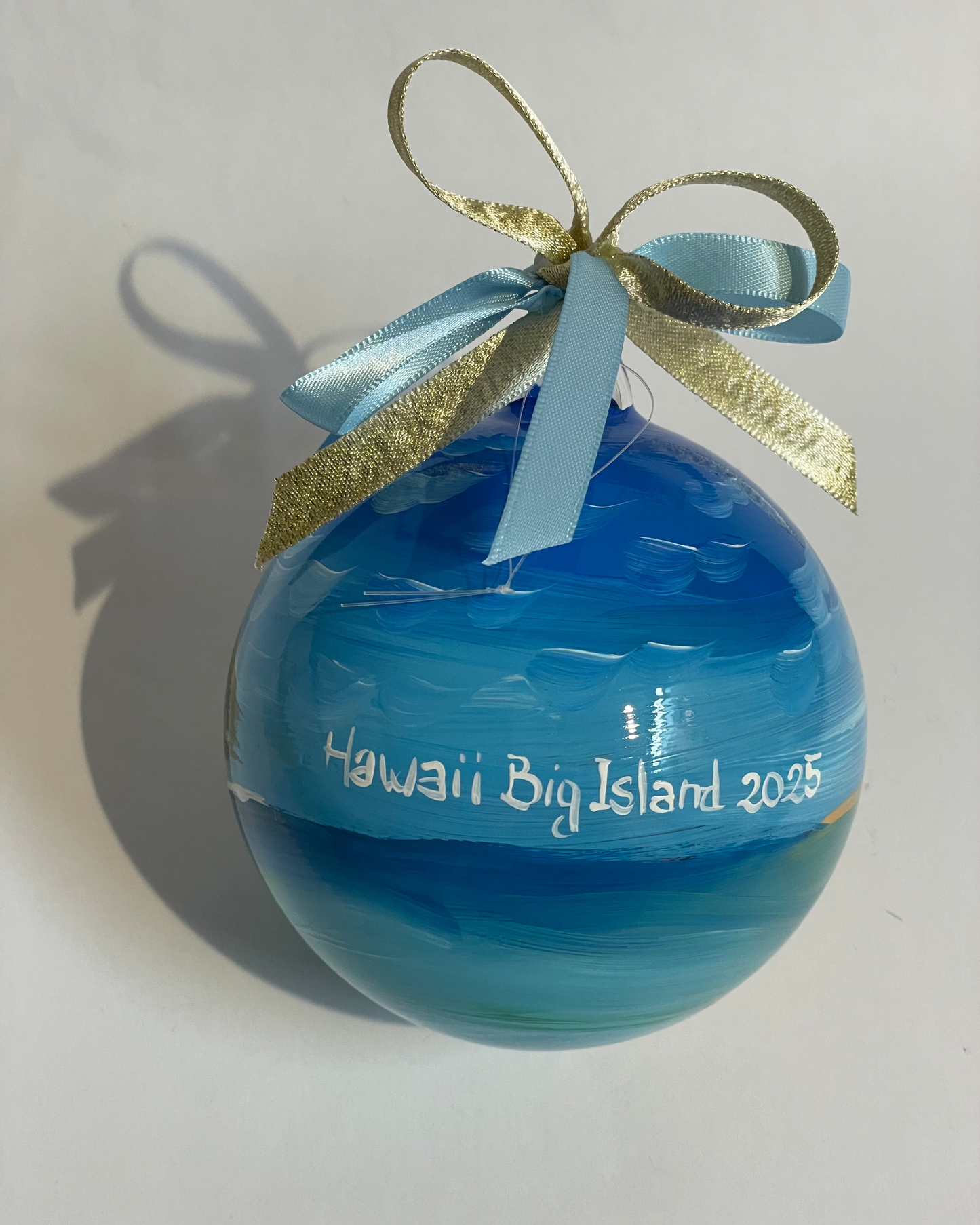 Hawaii, USA – Ornamento in Vetro Dipinto a Mano | Souvenir Tropicale