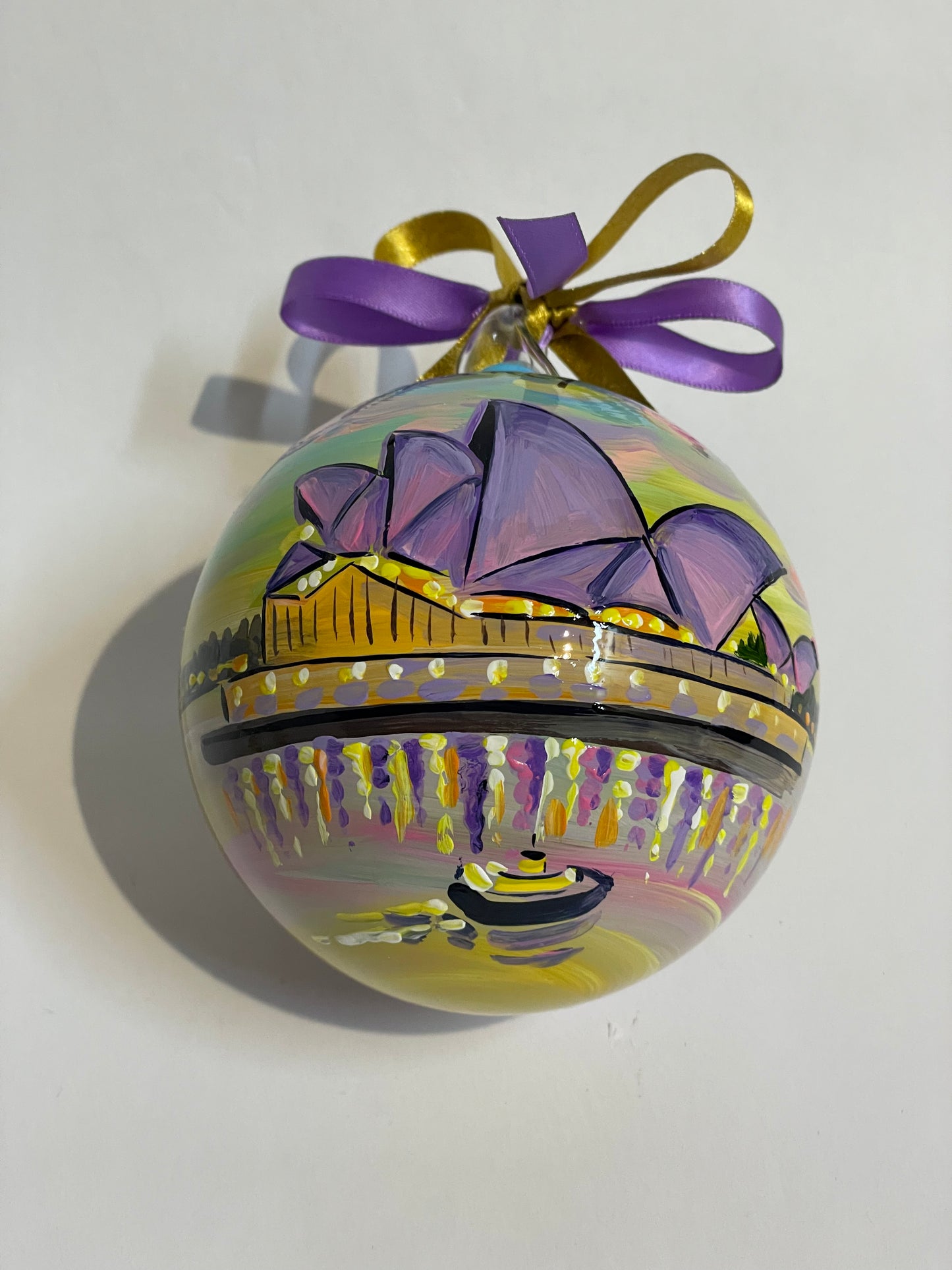 Sydney, Australia – Ornamento in Vetro Dipinto a Mano | Souvenir Oceania