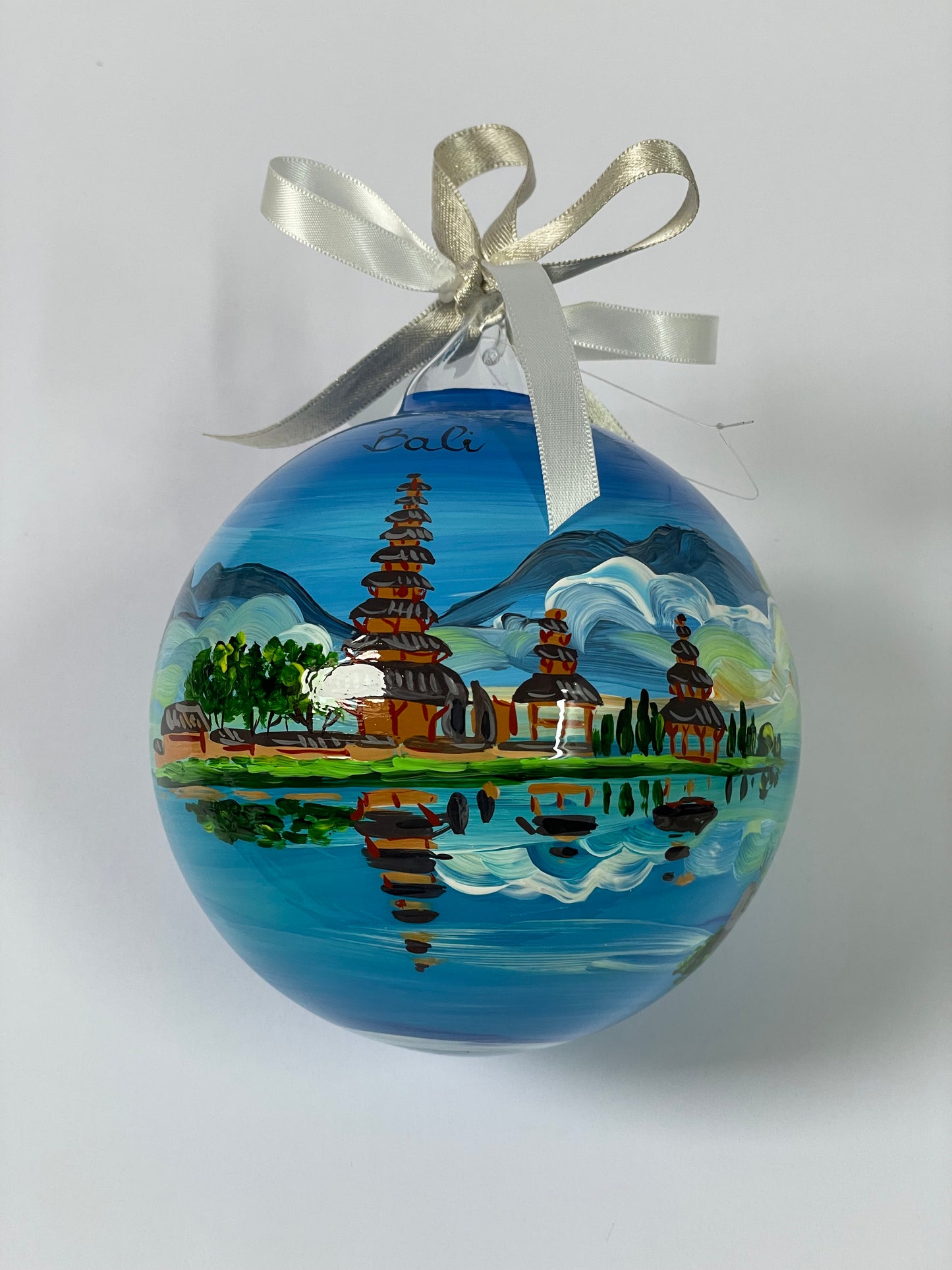 Bali, Indonesia – Ornamento in Vetro Dipinto a Mano | Souvenir Asia