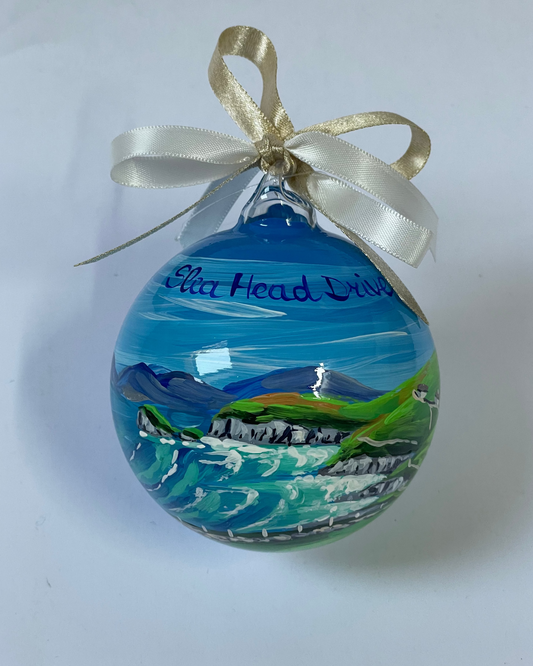 Irlanda, Slea Head Drive – Ornamento in Vetro Dipinto a Mano | Souvenir Irlanda