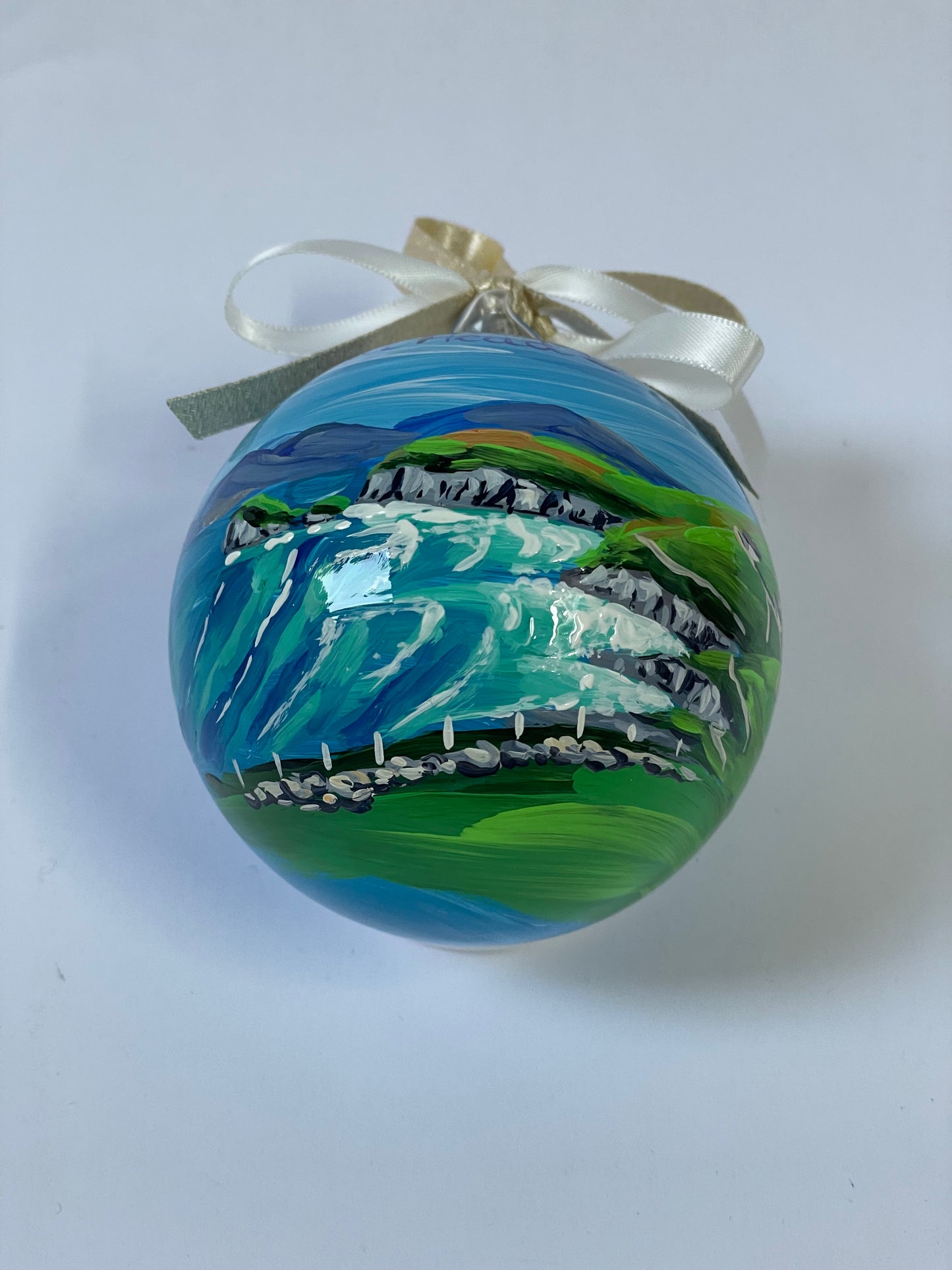Irlanda, Slea Head Drive – Ornamento in Vetro Dipinto a Mano | Souvenir Irlanda