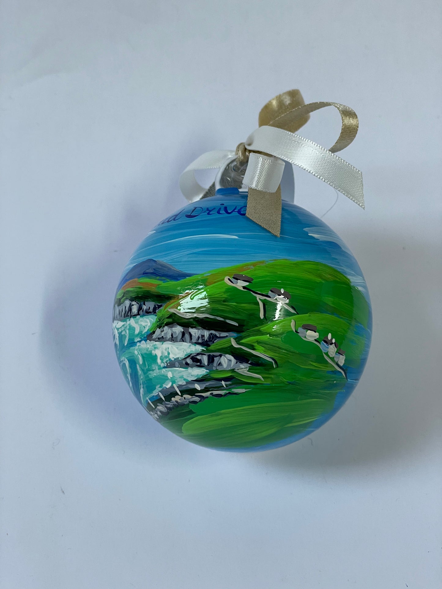 Irlanda, Slea Head Drive – Ornamento in Vetro Dipinto a Mano | Souvenir Irlanda