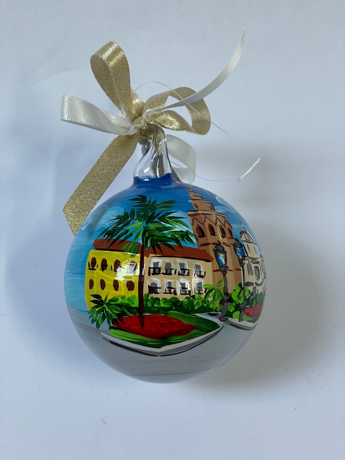 Valencia, Spagna – Ornamento in Vetro Dipinto a Mano | Souvenir