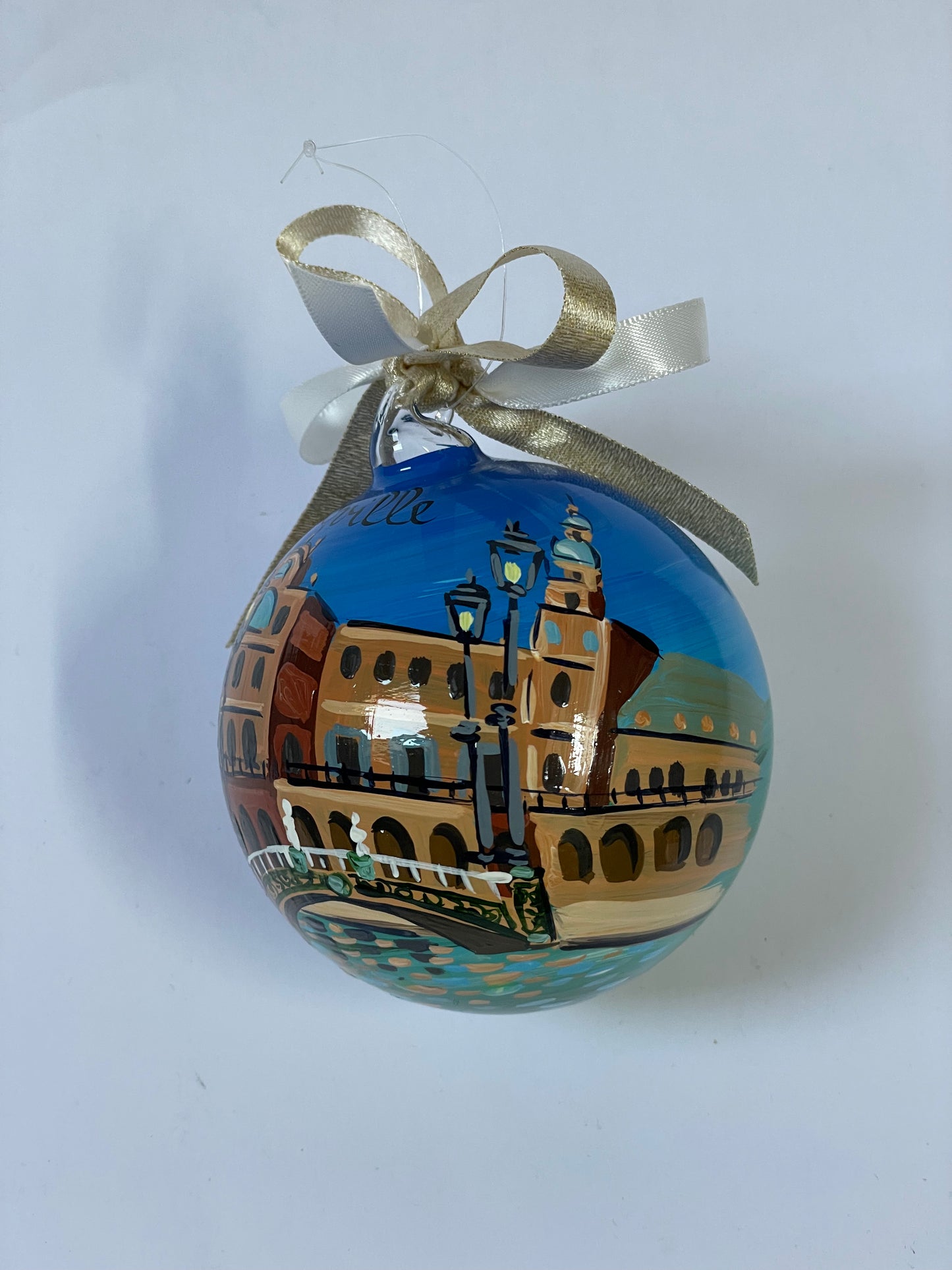 Siviglia, Andalusia – Ornamento in Vetro Dipinto a Mano | Souvenir Spagna