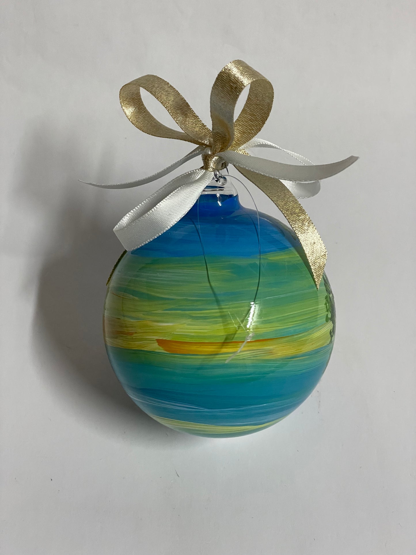Paris, Eiffel Tower – Hand-Painted Glass Ornament | France Souvenir