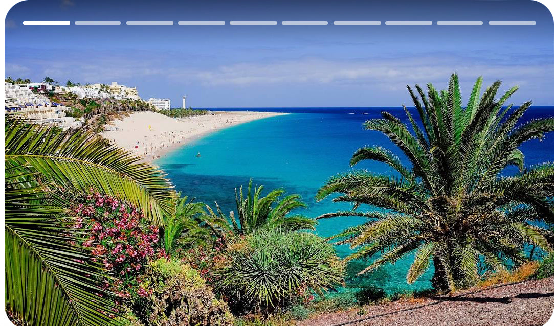 Îles Canaries – Décoration de Noël en Verre Peinte à la Main | Souvenir Artisanal Espagne