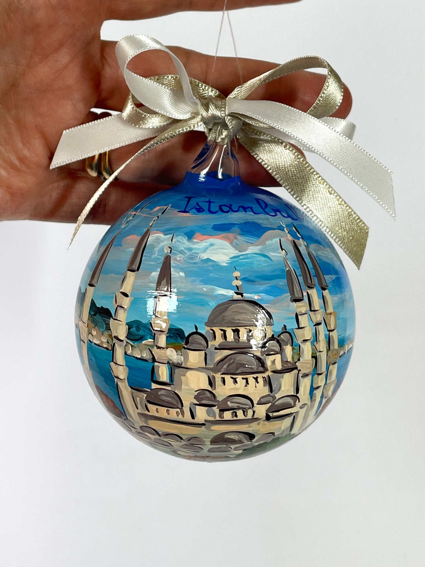Istanbul Hand-painted ornament