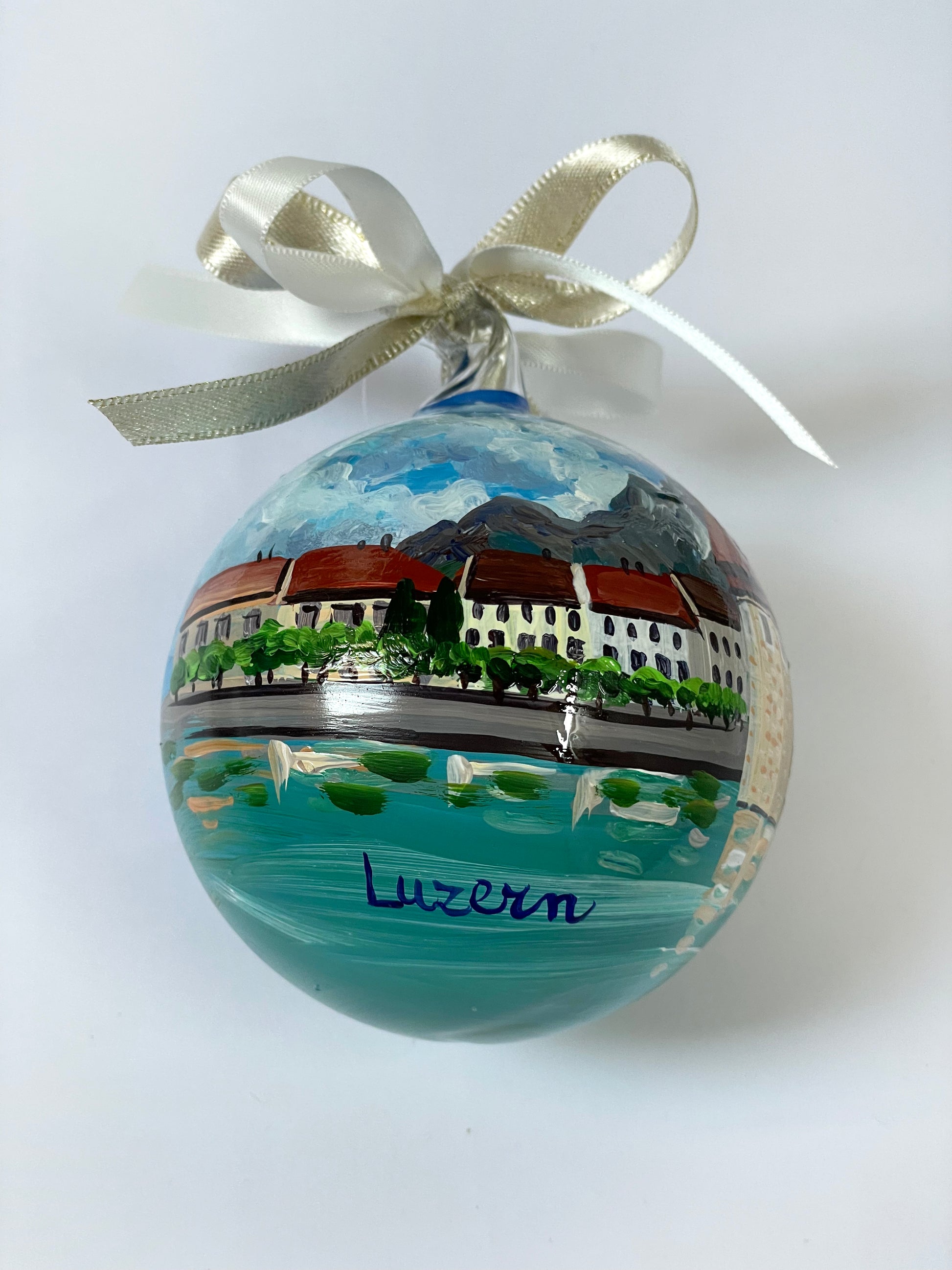 Luzern Hand painted ornament