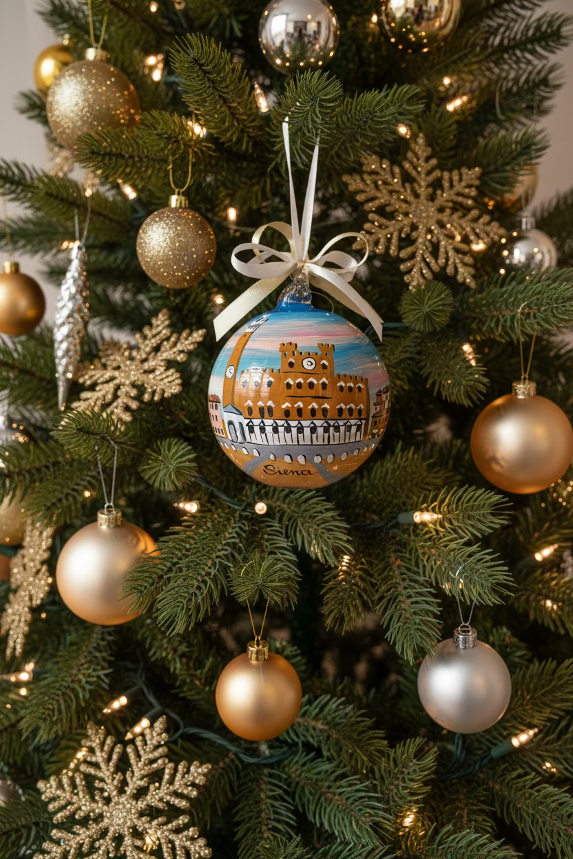 Siena pallina di Natale