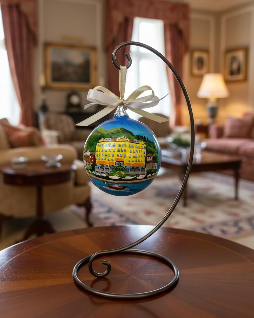 Lago di como Hotel Tremezzo, ornamento personalizzato.