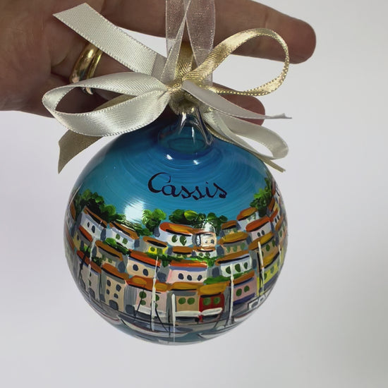 Cassis ornament dipinto a mano